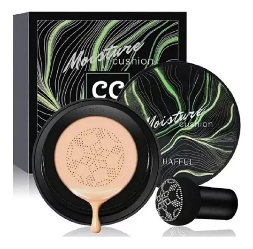 Base de maquillaje CC Cream Profesional con esponja cushion