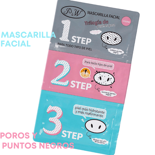 Mascarilla para Puntos Negros y Poros 3 EN 1 - Mediquinperu🇵🇪