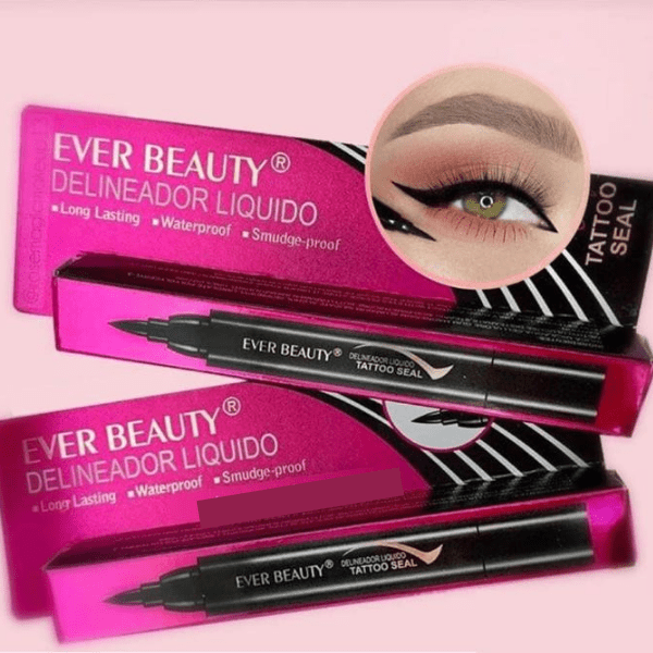 OFERTA!! 19 Ever Beauty® - Delineador Liquido 2 en 1 - Mediquinperu🇵🇪