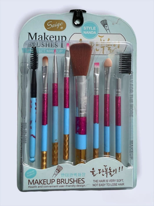 OFERTA S/.9 !! SET DE 8 BROCHAS - MAKEUP BRUSHES® - Mediquinperu🇵🇪