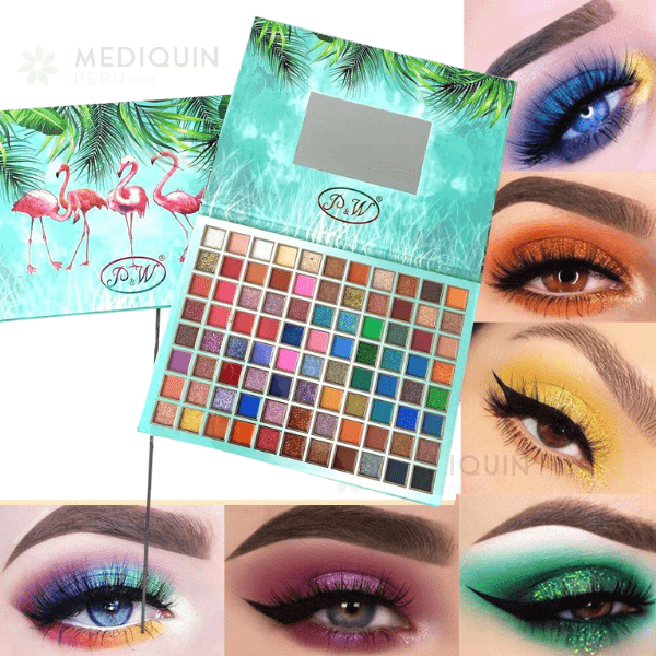 Paleta de sombras 80 colores - ® Profesional - Mediquinperu🇵🇪