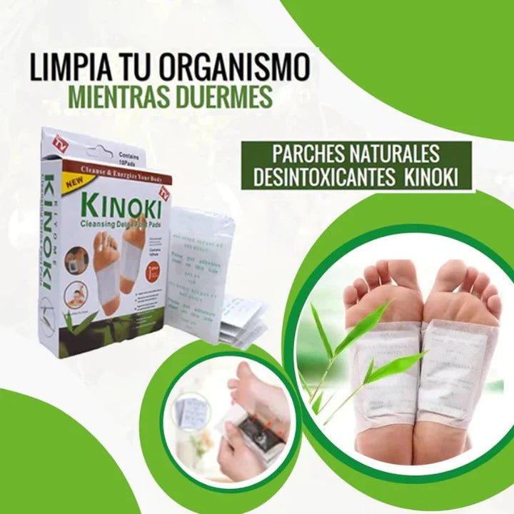 Parches Kinoki para pies en presentación ahorro