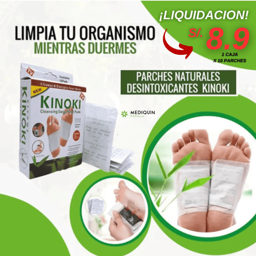 Parches Desintoxicantes KINOKI™ - DETOX - Mediquinperu🇵🇪