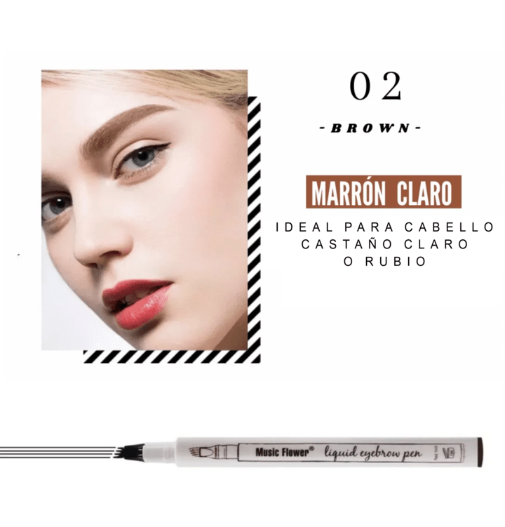 Tonos de lápiz microblading para cejas