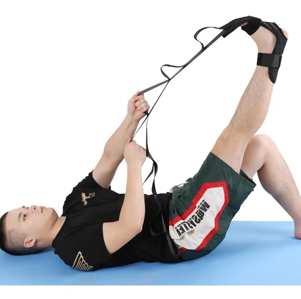 Cinturon De Yoga Banda Elastica De Flexibilidad Correa De Estiramiento De  Pierna